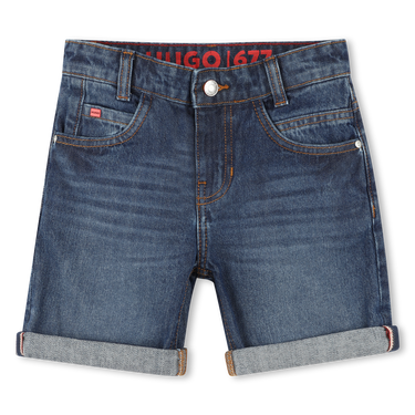 HUGO Short para niño adolescente en mezclilla